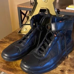 Men’s Hightop Prada Sneakers/Without Inserts